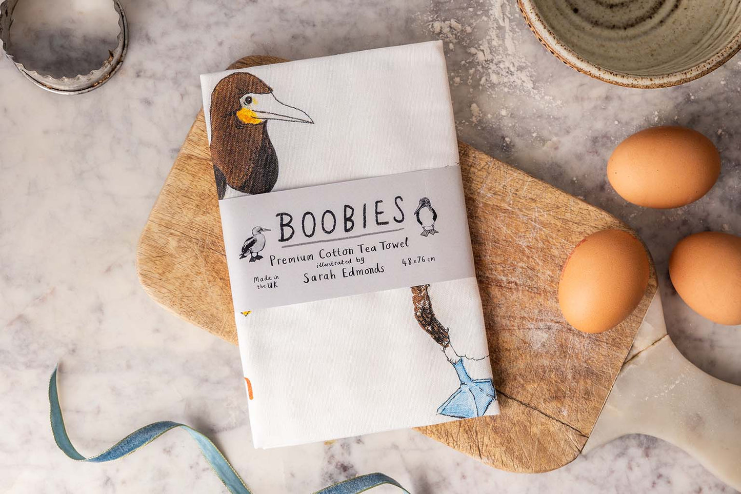 Boobies Tea Towel