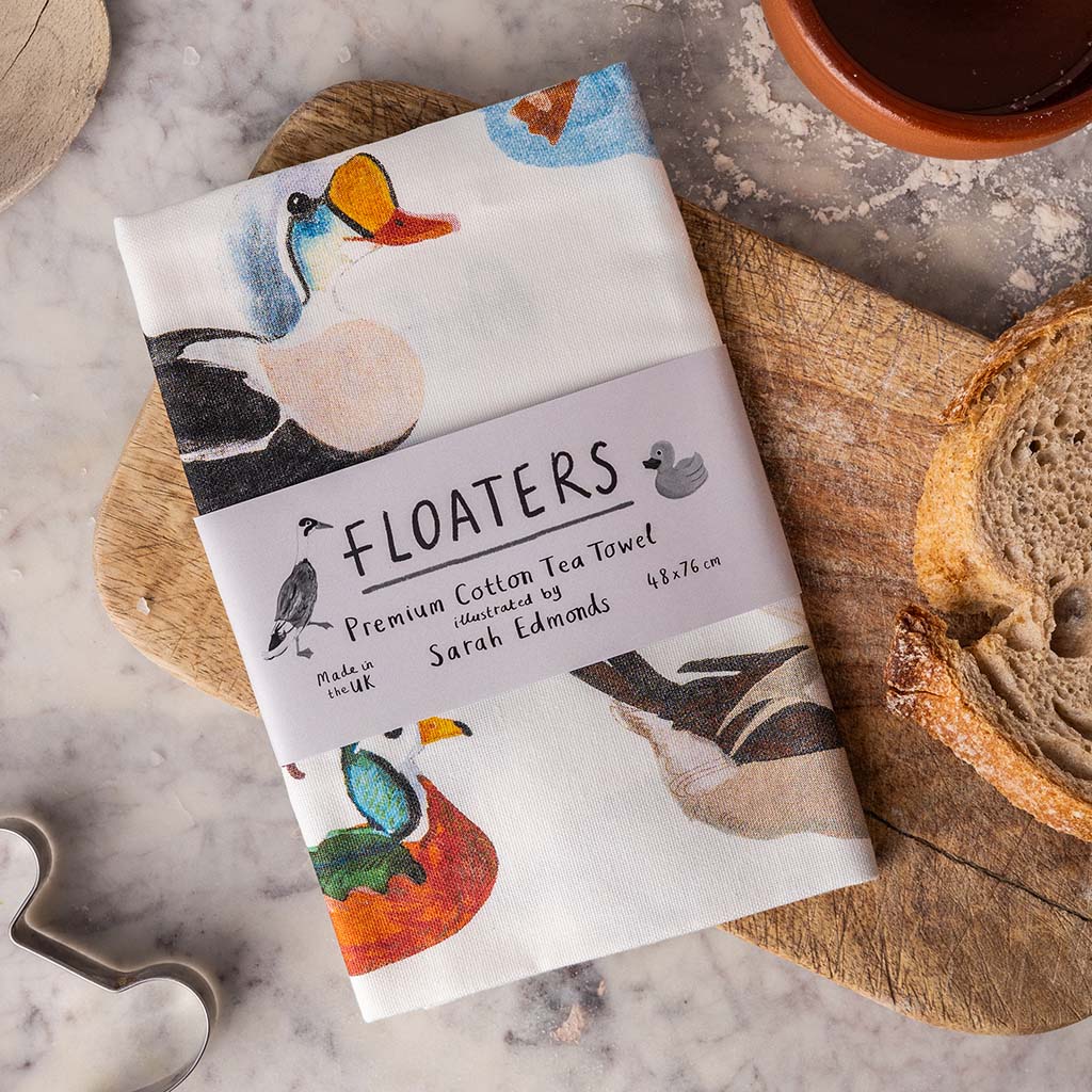 Floaters Cotton Tea Towel