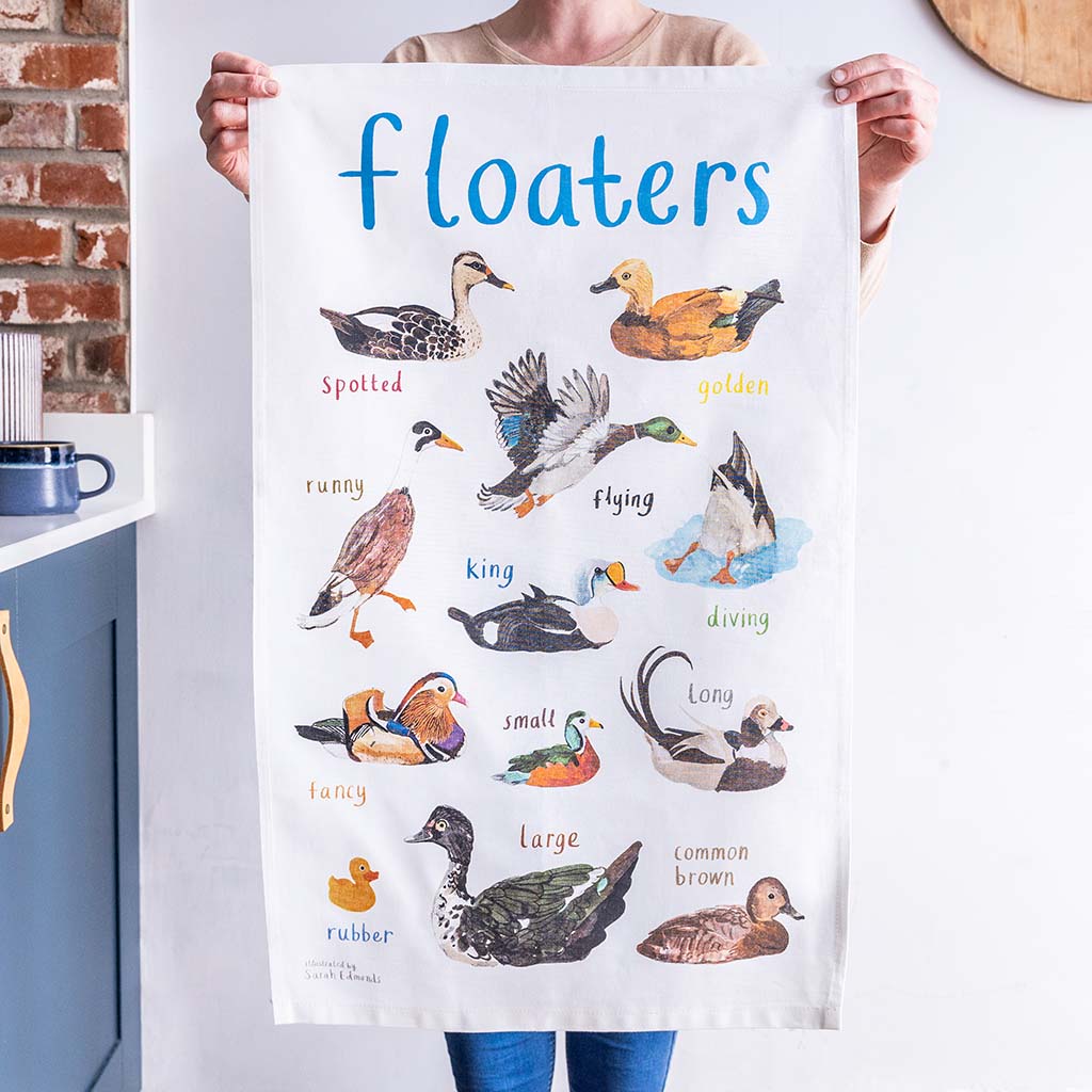 Floaters Cotton Tea Towel