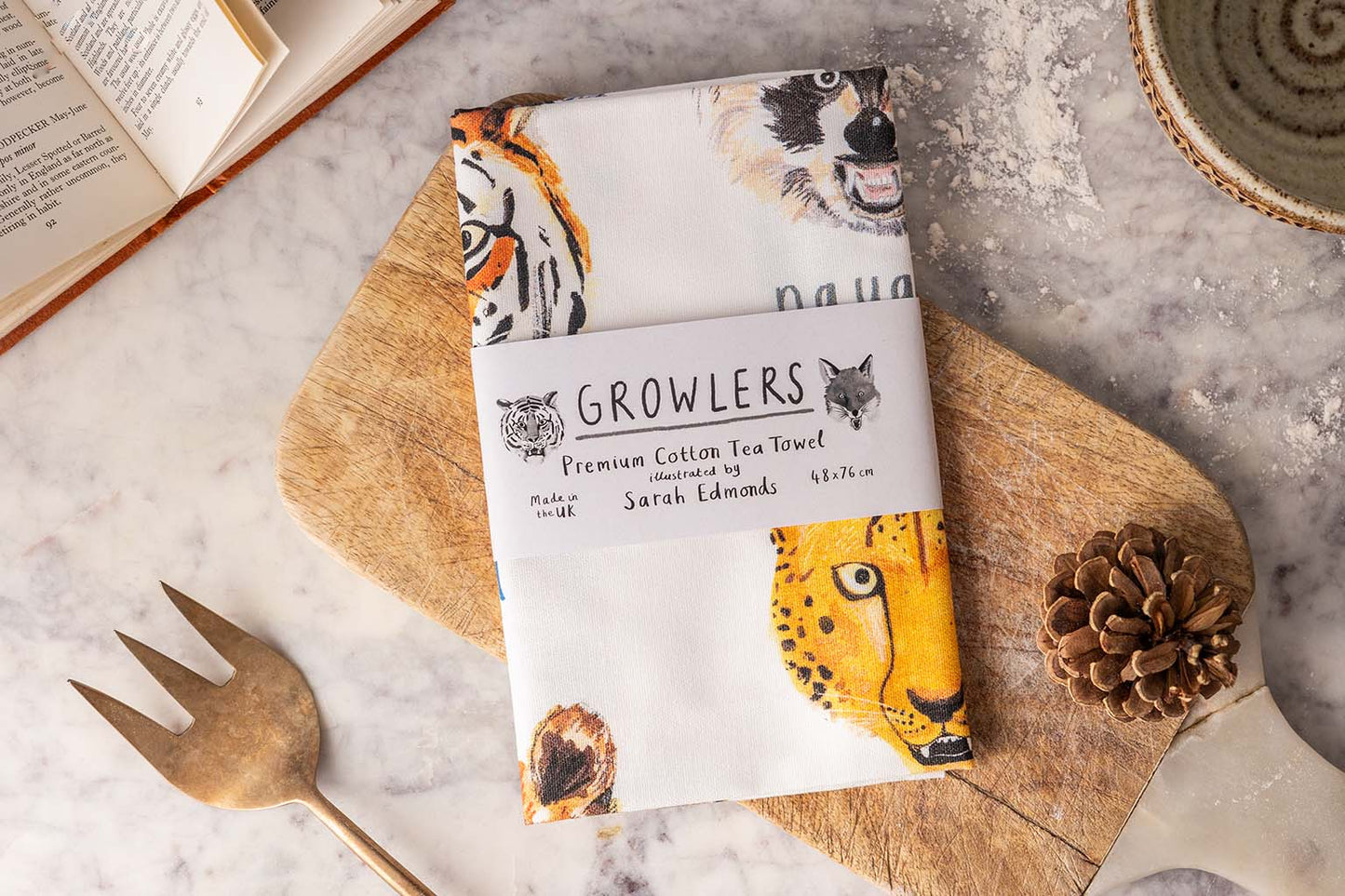Growlers Cotton Tea Towel