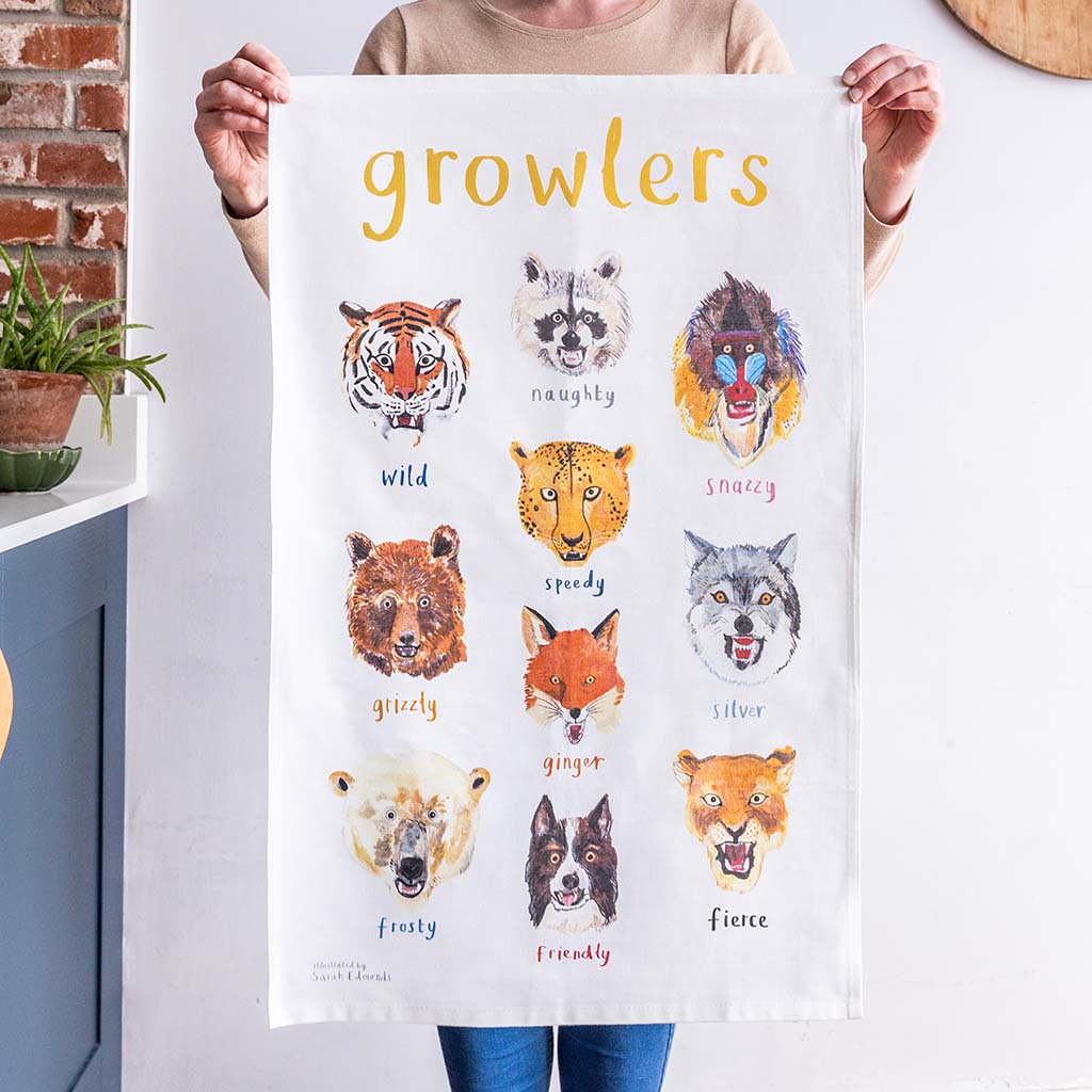 Growlers Cotton Tea Towel