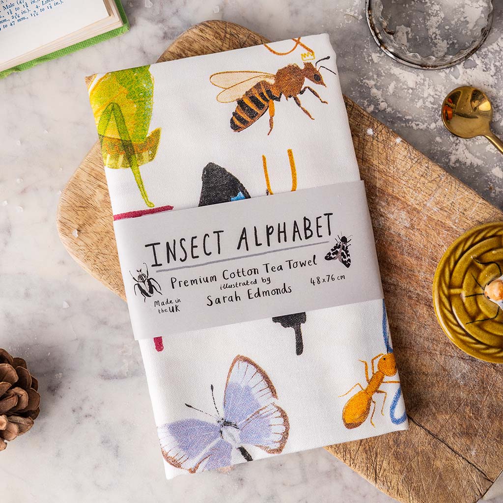 Insectabet Cotton Tea Towel