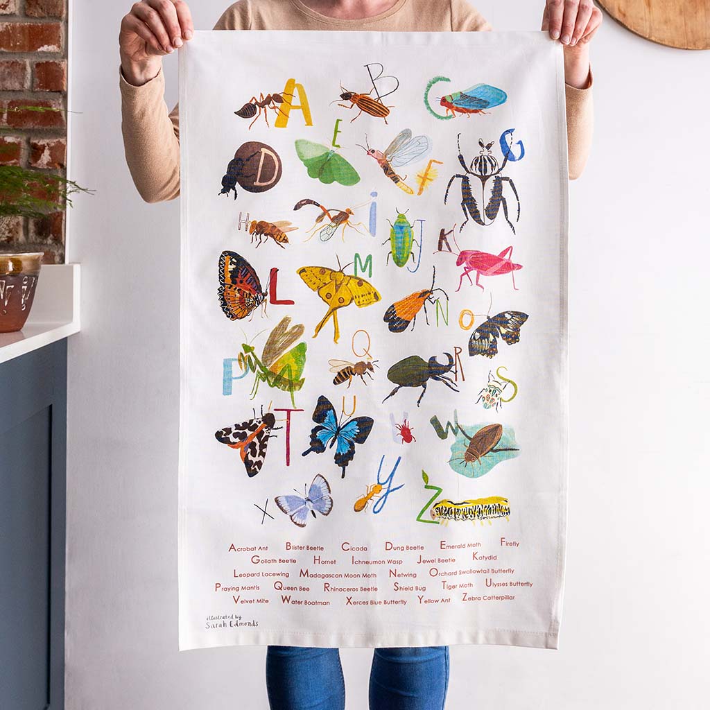 Insectabet Cotton Tea Towel