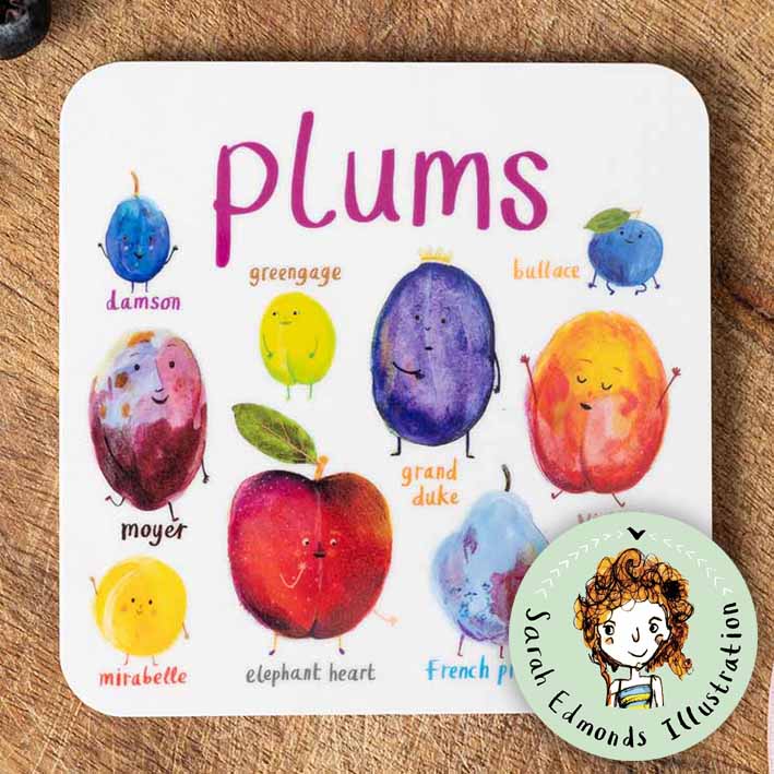 Plums Coaster