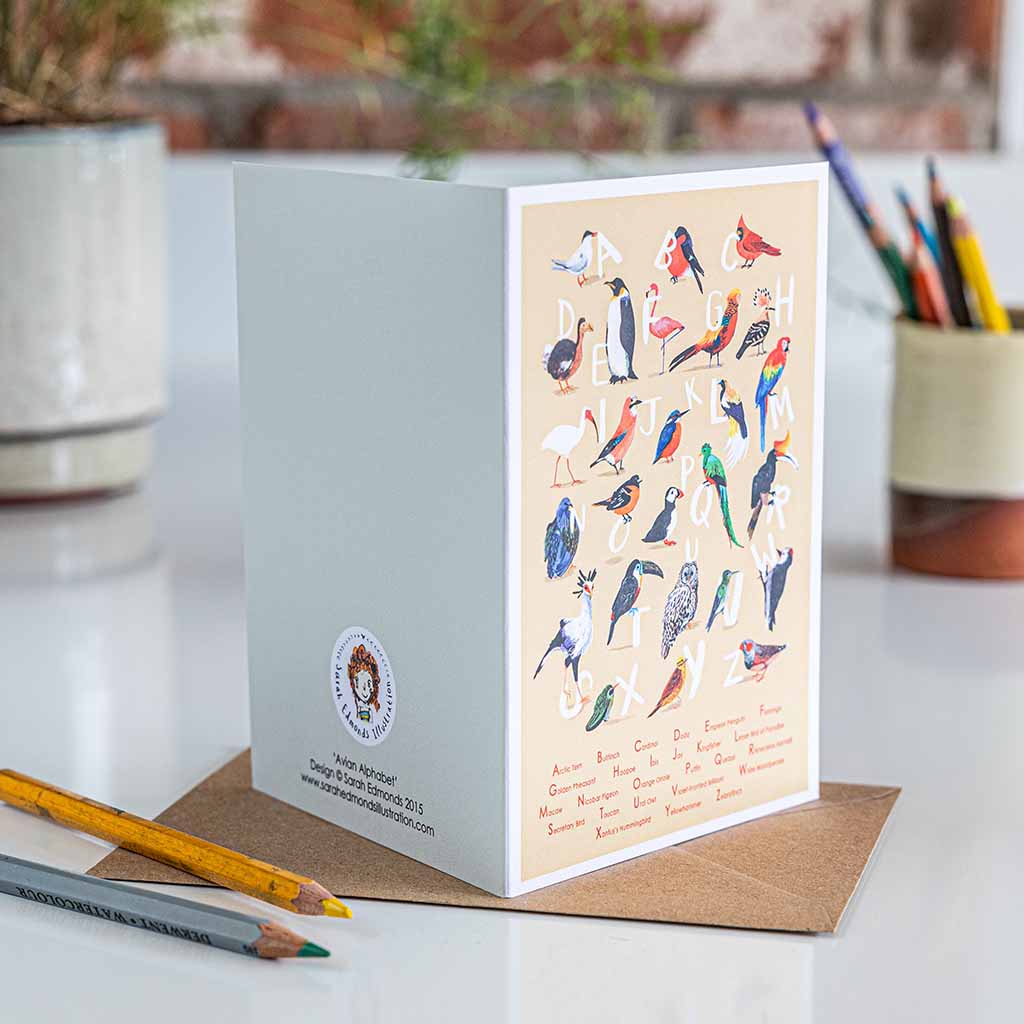 Avian Alphabet Card