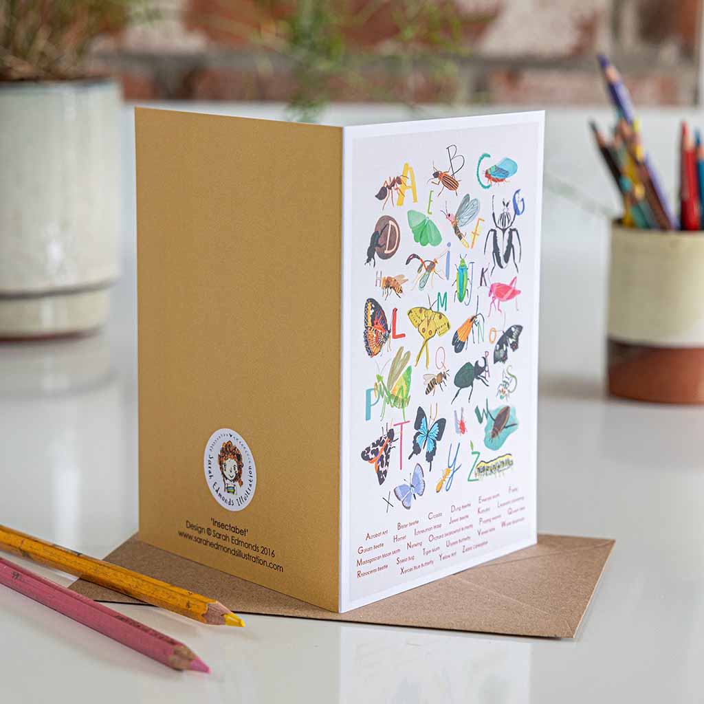 Insect Alphabet Card