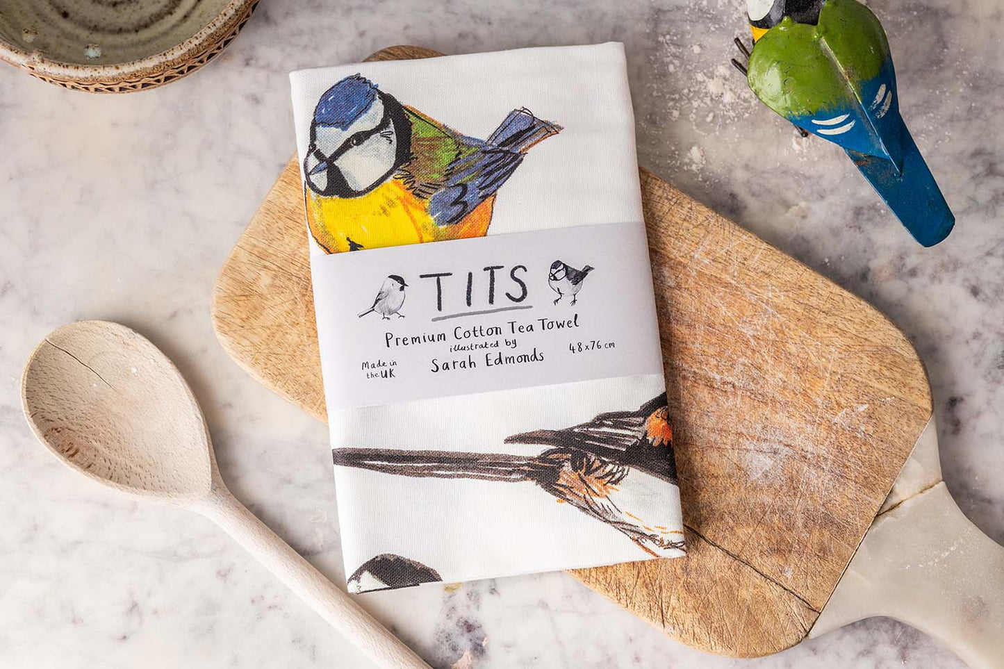 Tits Cotton Tea Towel
