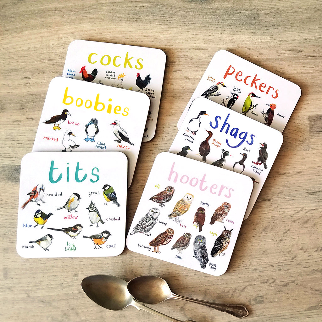 Tits Bird Coaster