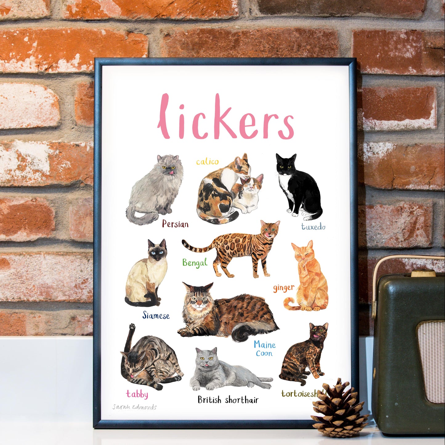 Lickers Art Print - A4