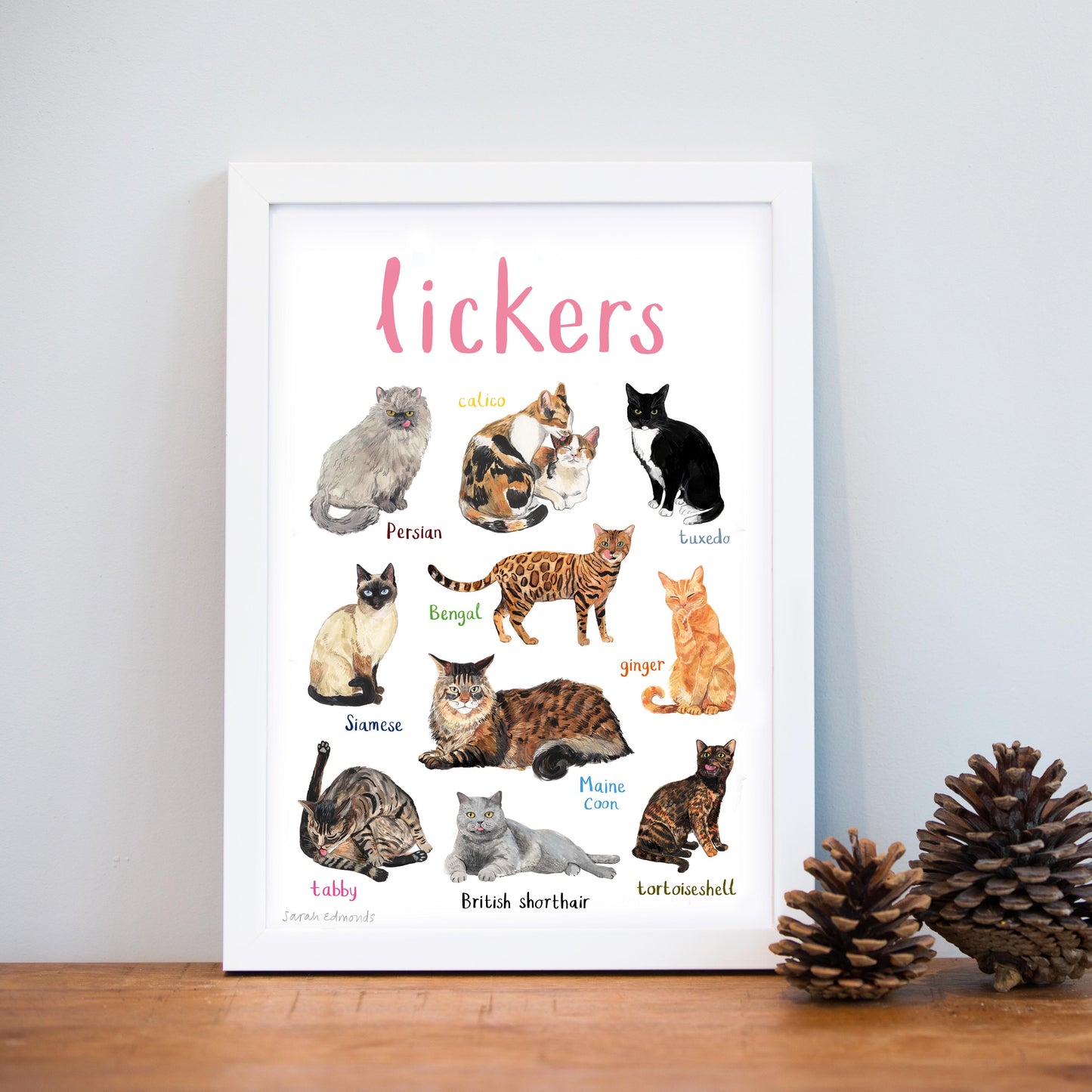 Lickers Art Print - A4