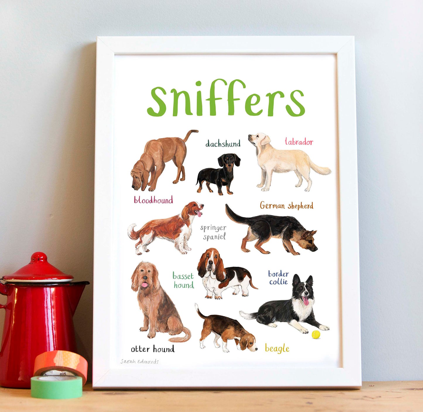 Sniffers Art Print - A4