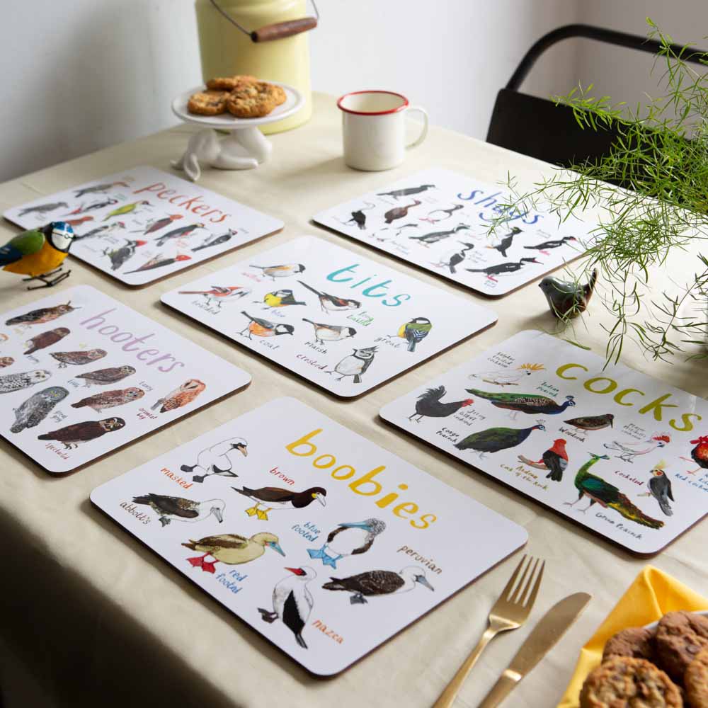 Tits Playful Place Mat