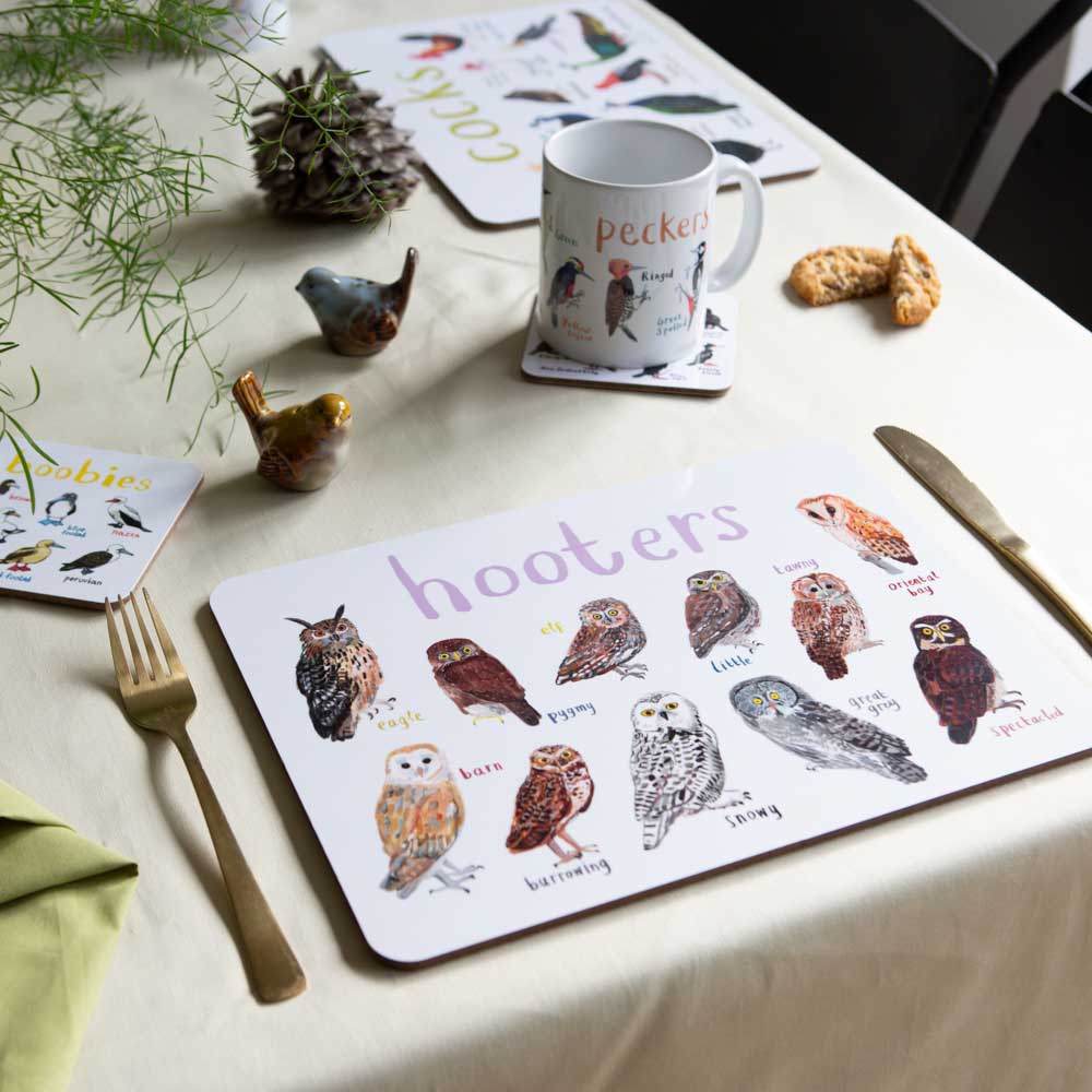Boxed Set of 6 Playful Place Mats