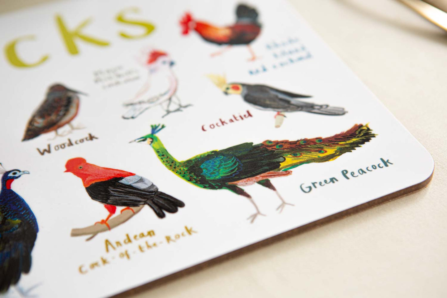 Cocks Playful Place Mat