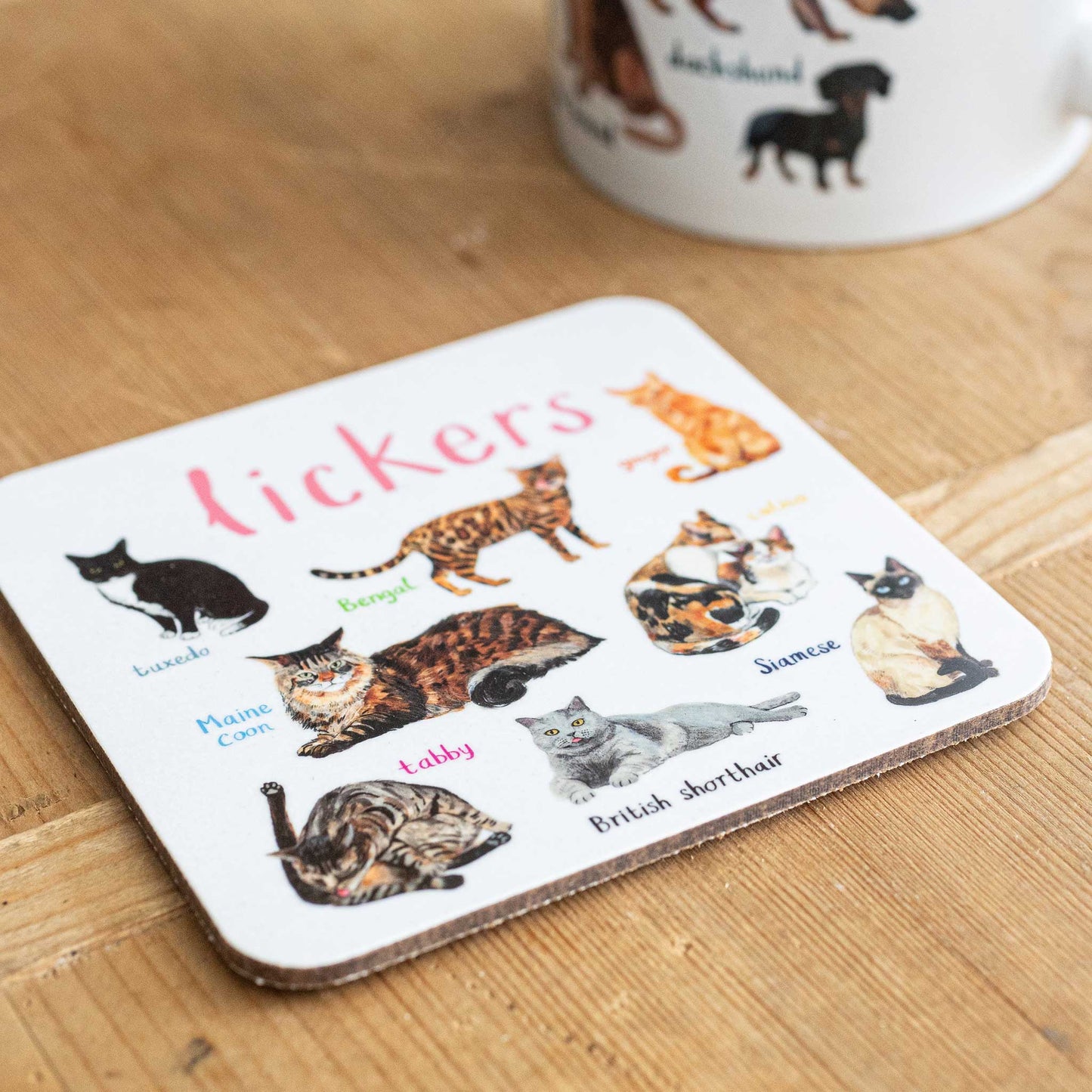 Pair of Lickers and Sniffers Coasters