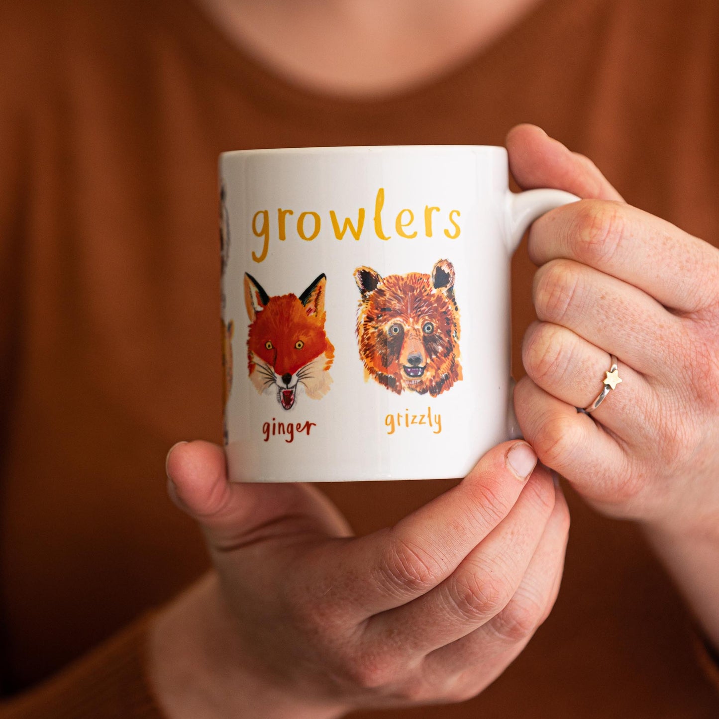 Growlers Ceramic Pun Mug