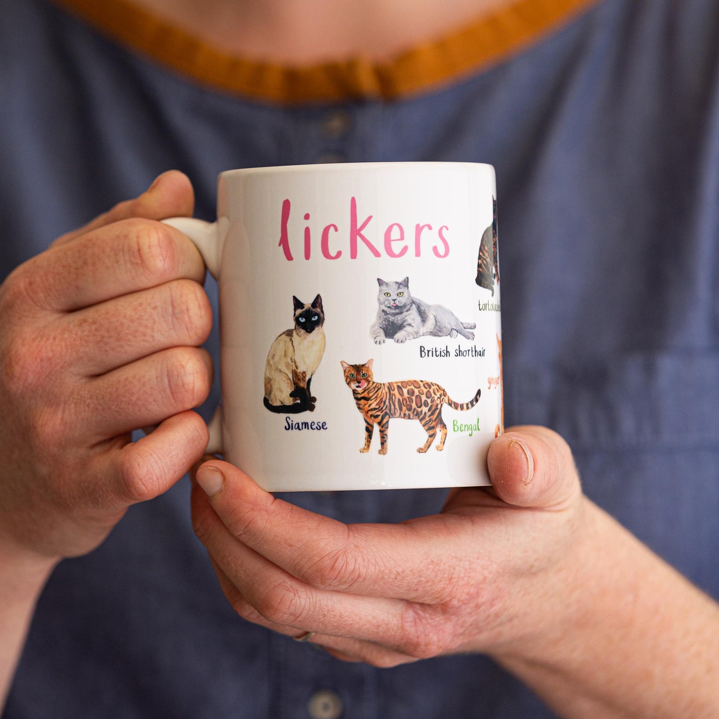 Lickers Ceramic Cat Mug