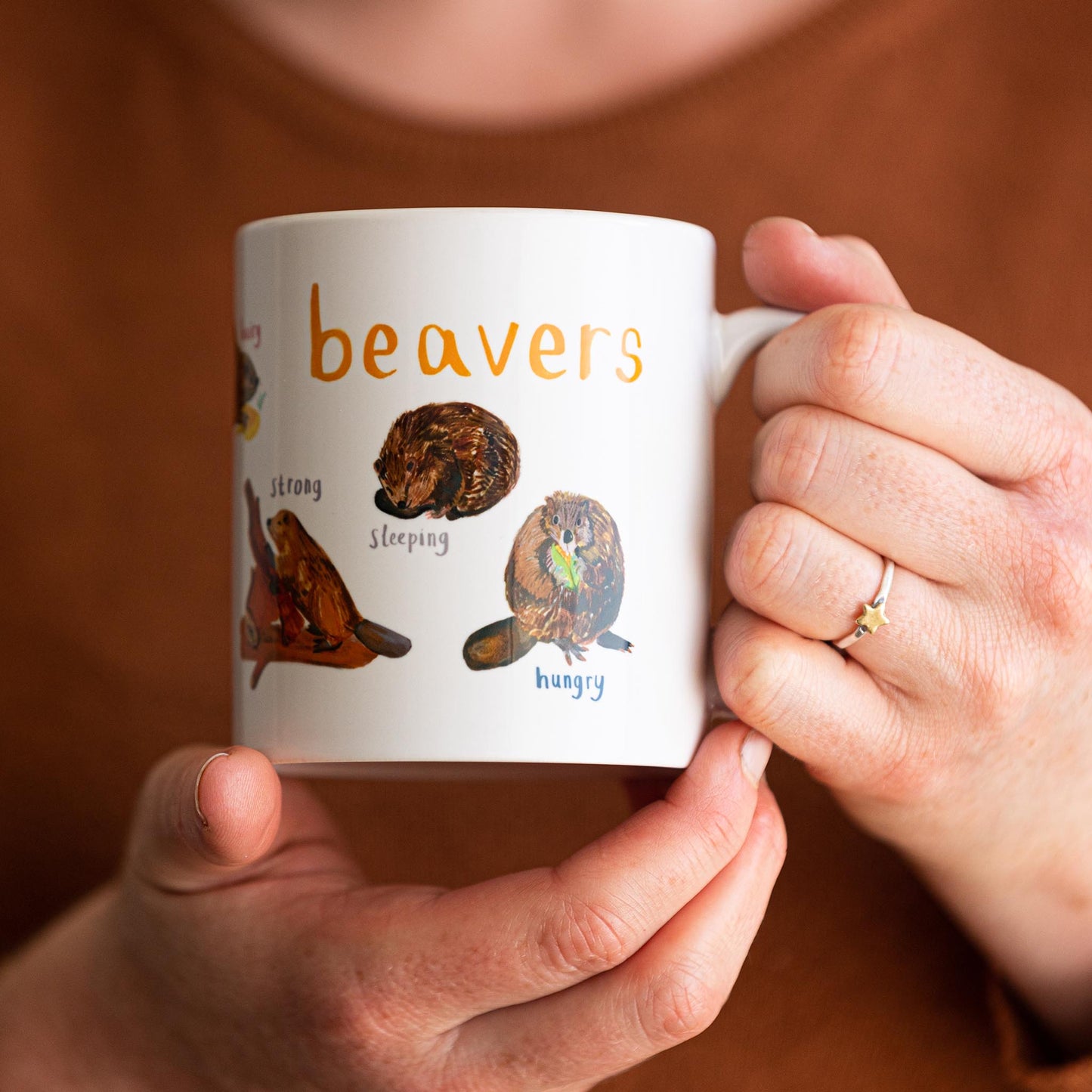 Beavers Ceramic Pun Mug
