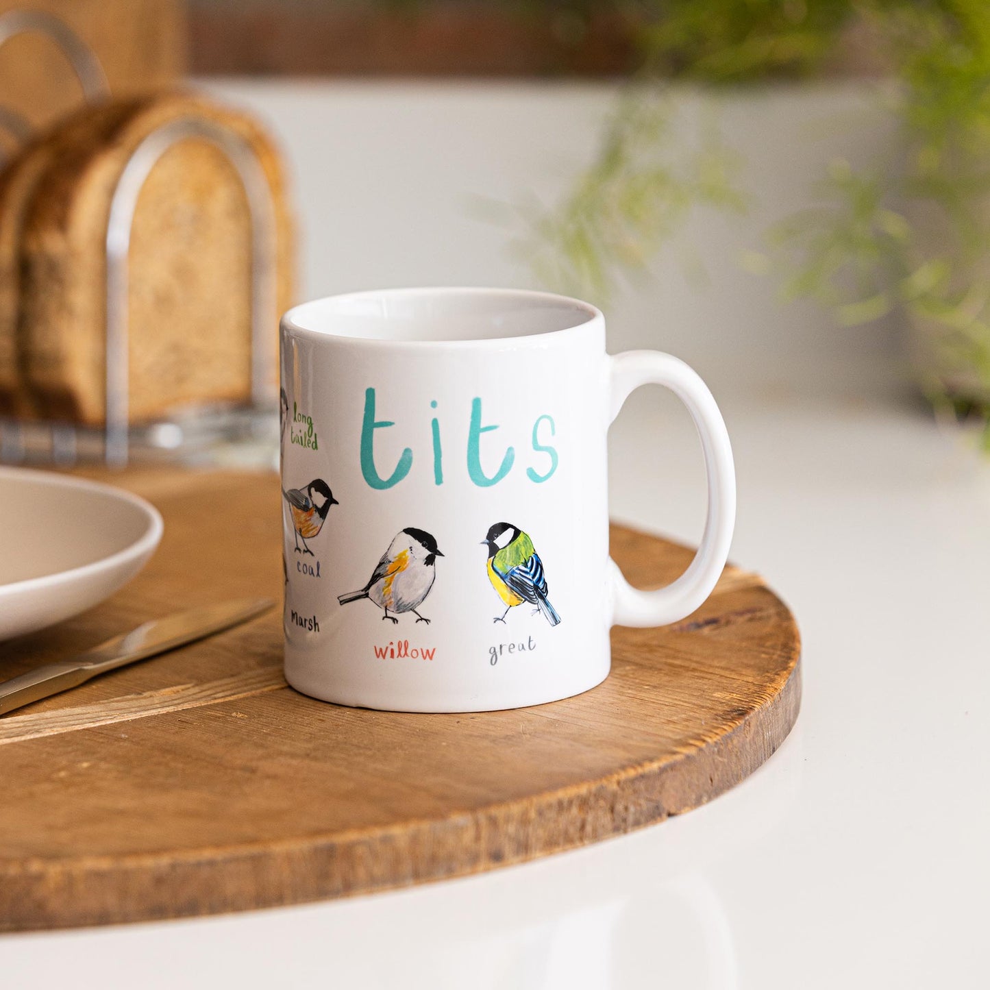 Tits Ceramic Bird Mug