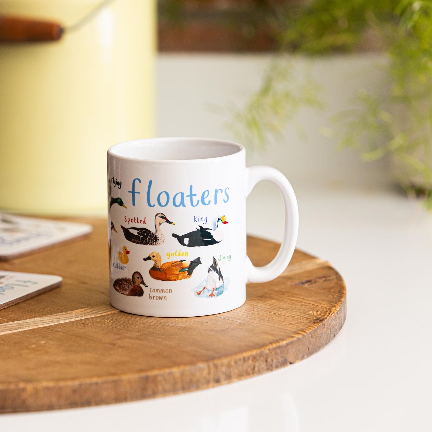 Floaters Ceramic Bird Mug