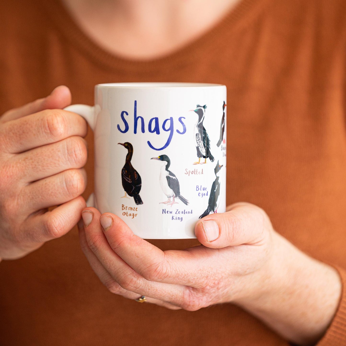 Shags Ceramic Bird Mug