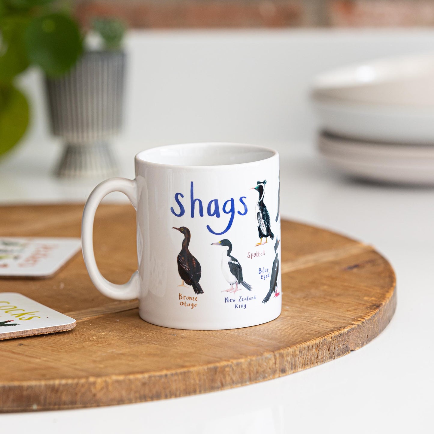 Shags Ceramic Bird Mug