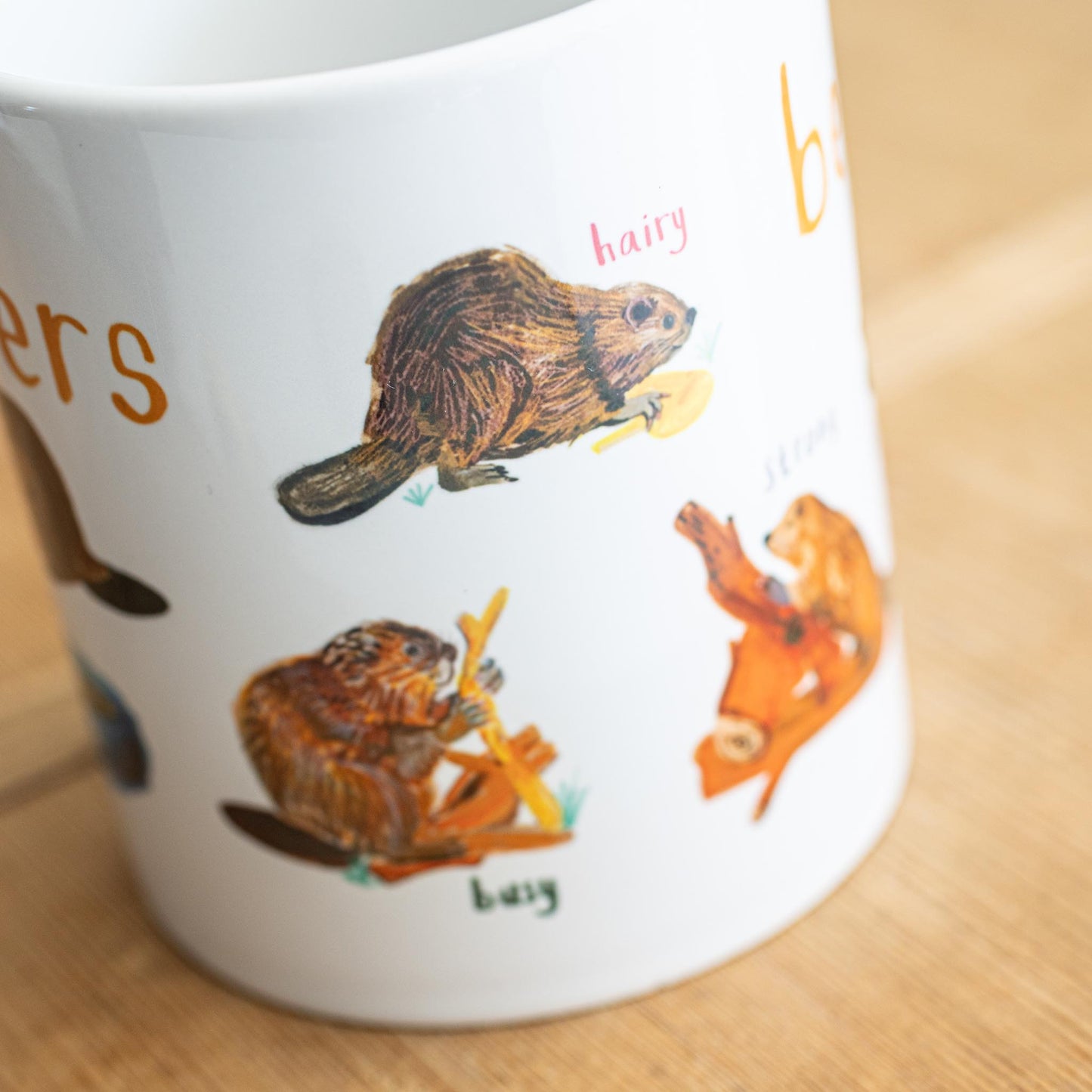 Beavers Ceramic Pun Mug