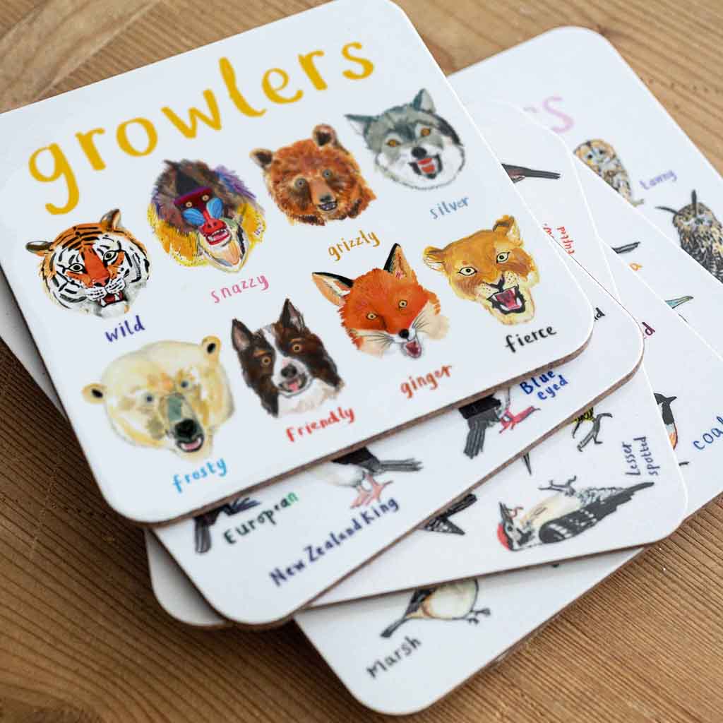 Growlers Animal Coaster