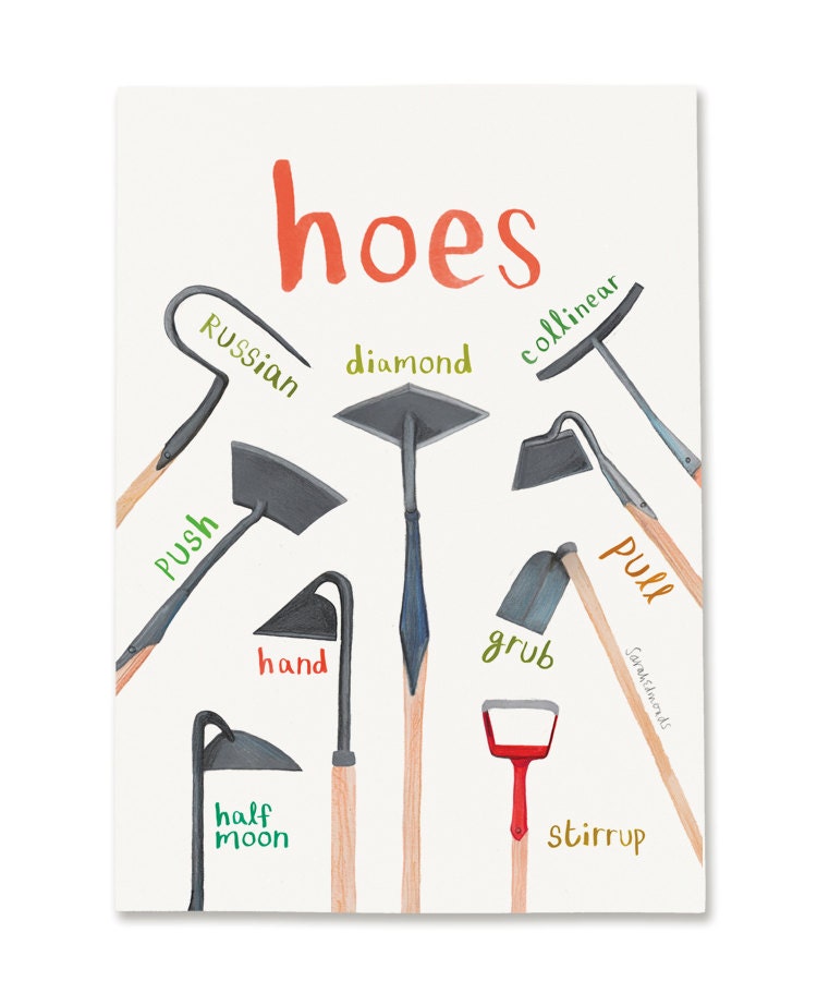 Hoes Art Print - A4