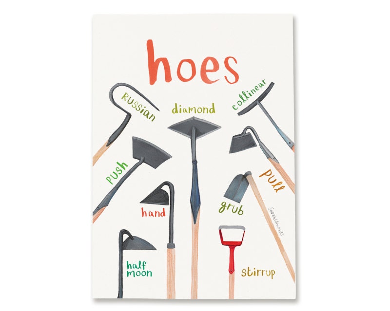 Hoes Art Print - A4
