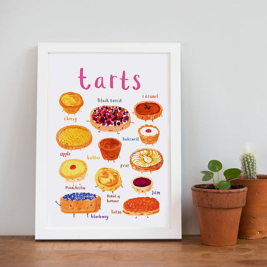 Tarts Art Print - A4