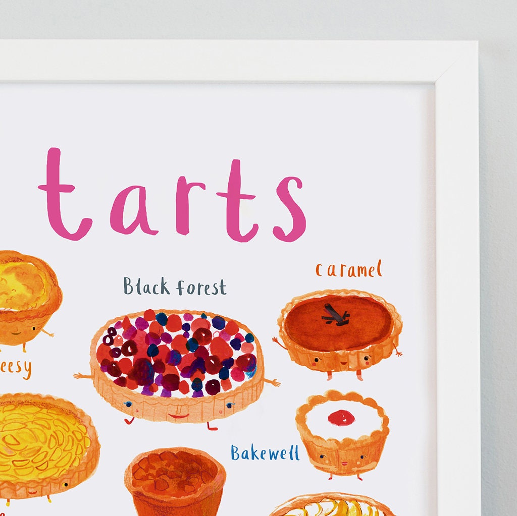 Tarts Art Print - A4