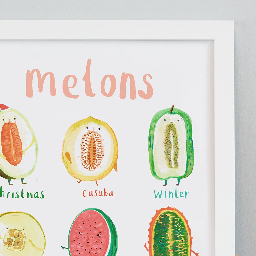 Melons Art Print - A4