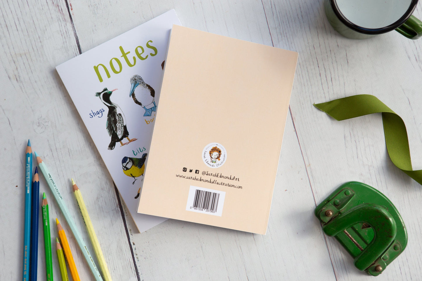 Set of 3 Eco A5 Bird Notebooks