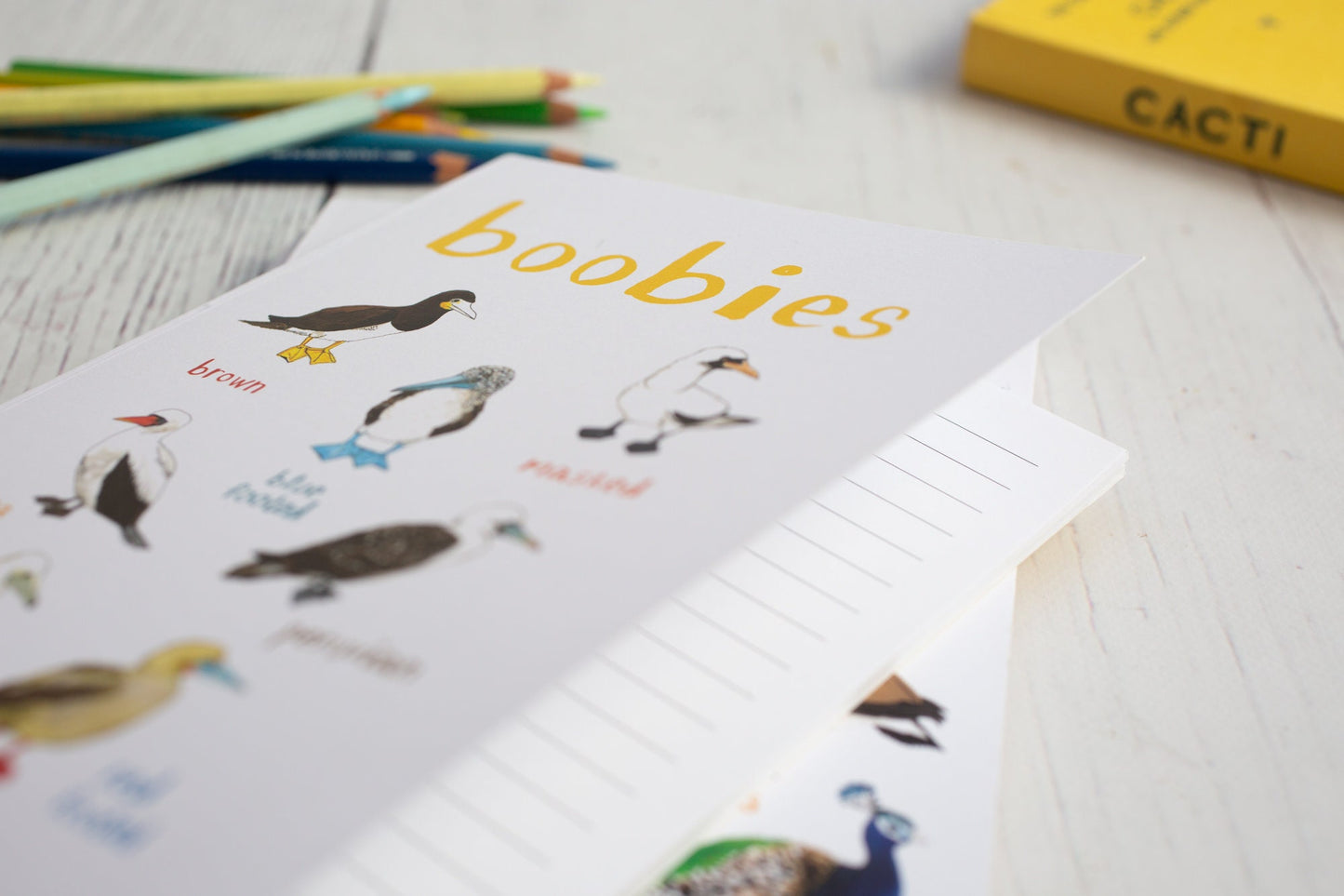 Boobies Recycled Notebook - A5
