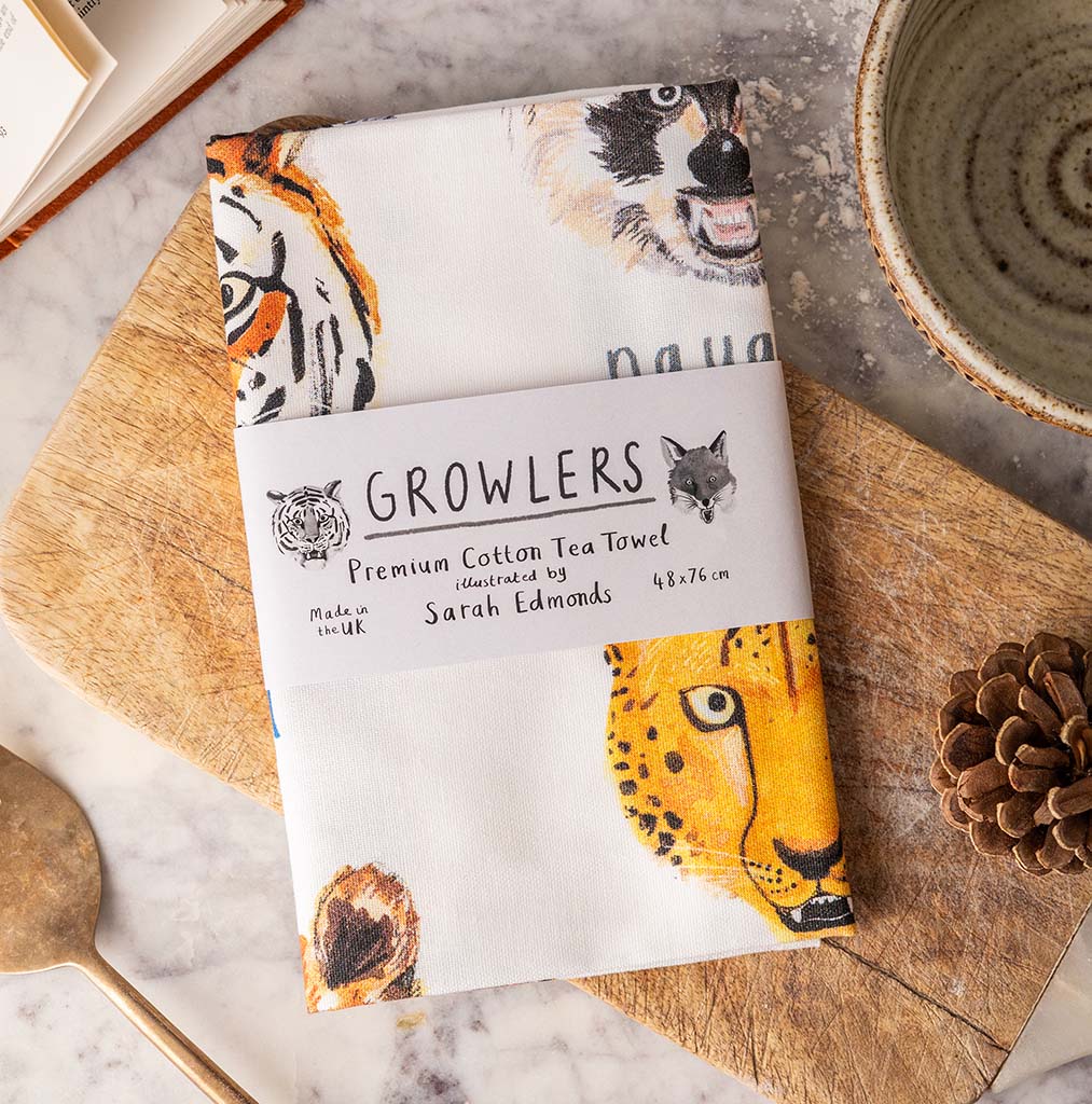 Growlers Cotton Tea Towel