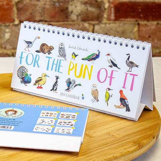 *NEW* 2027 'For The Pun Of It' Desk Calendar - UK Edition