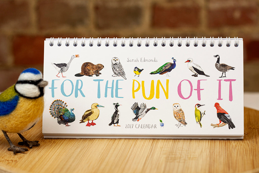 *NEW* 2027 'For The Pun Of It' Desk Calendar - UK Edition