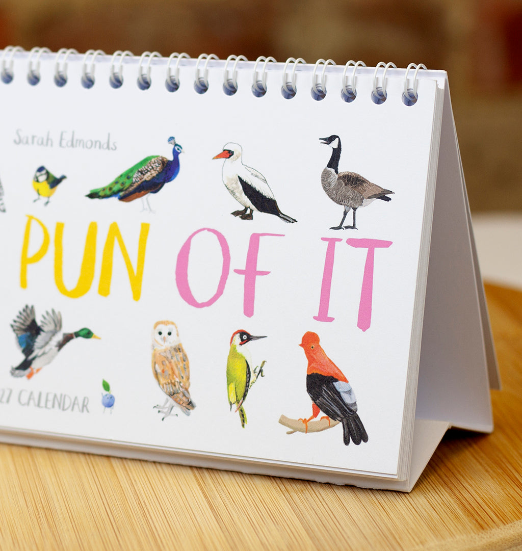 *NEW* 2027 'For The Pun Of It' Desk Calendar - UK Edition