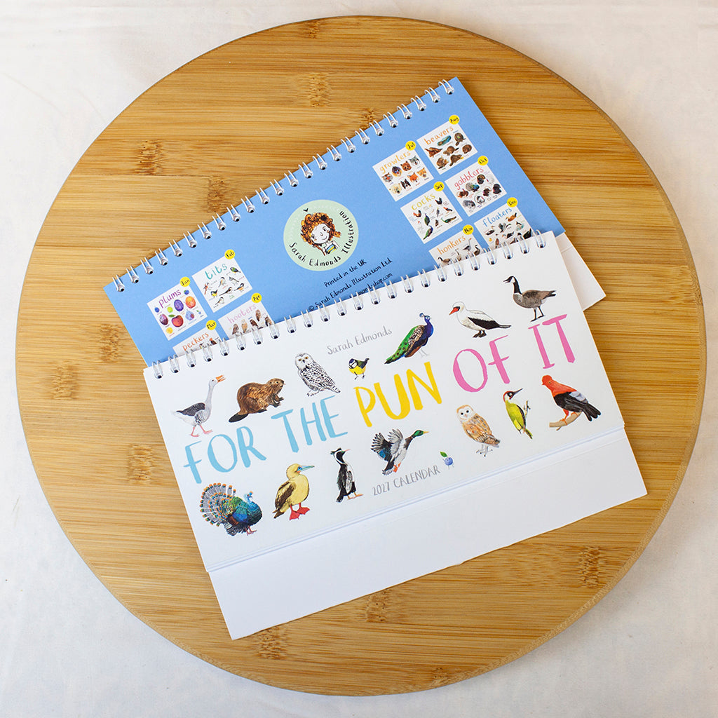 *NEW* 2027 'For The Pun Of It' Desk Calendar - UK Edition