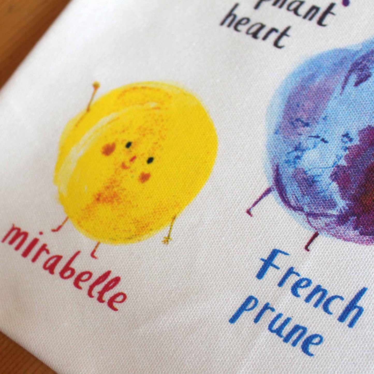 Plums & Tarts Canvas Tote Bag