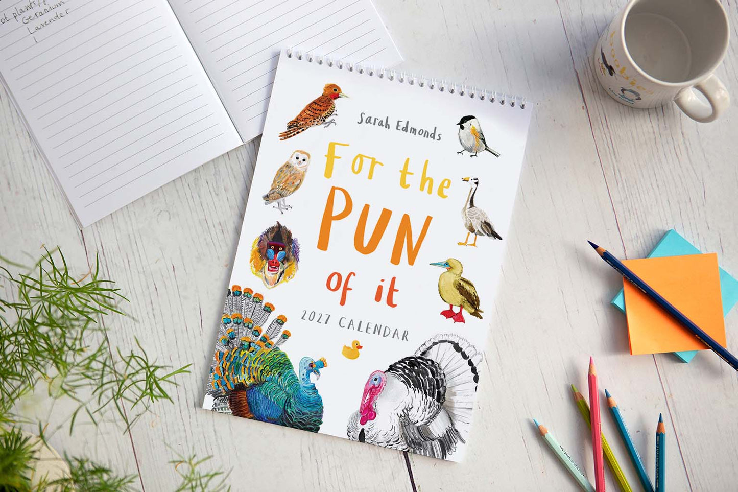 2027 'For The Pun Of It' Wall Calendar - UK Edition