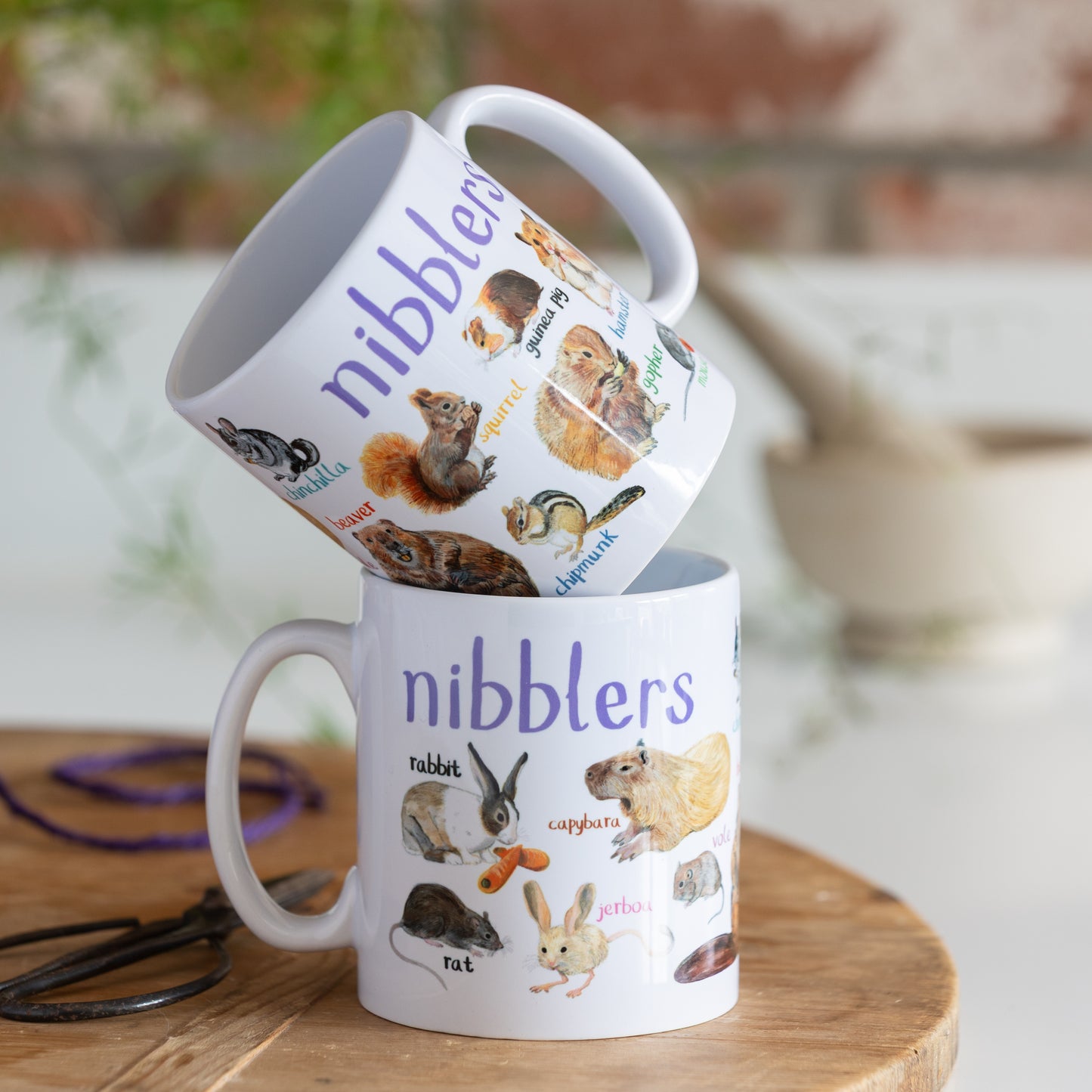Nibblers Ceramic Animal Mug