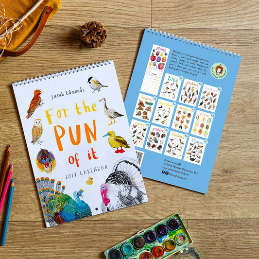 2027 'For The Pun Of It' Wall Calendar - UK Edition