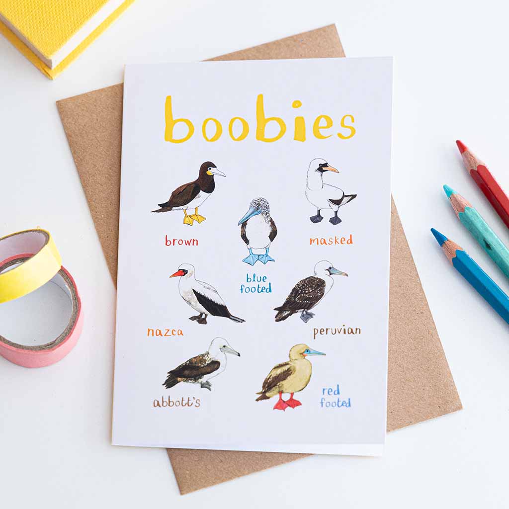 Boobies Card