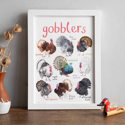 Gobblers Art Print - A4