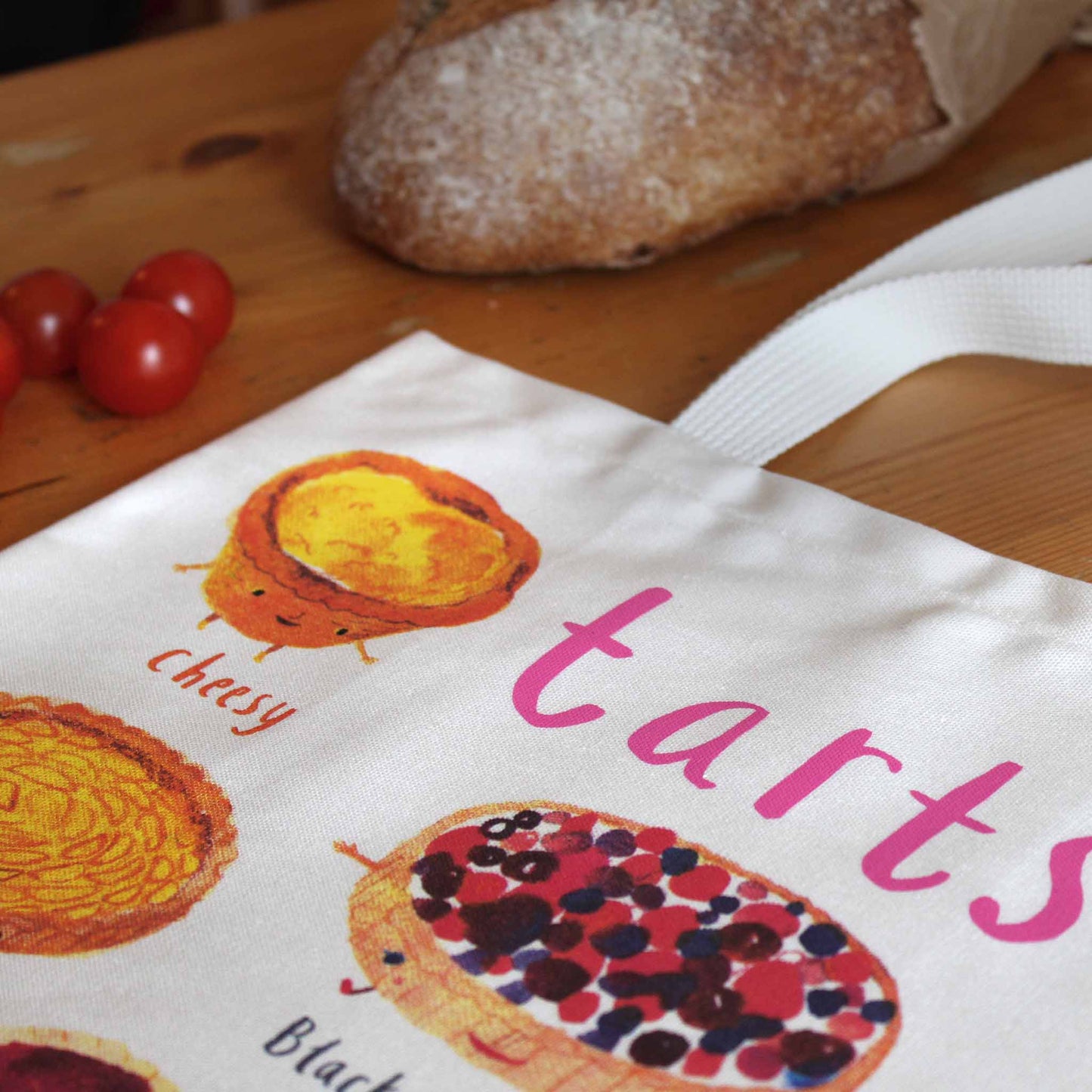 Plums & Tarts Canvas Tote Bag