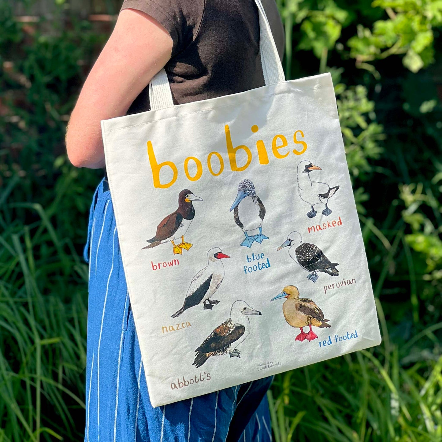 Tits & Boobies Canvas Tote Bag