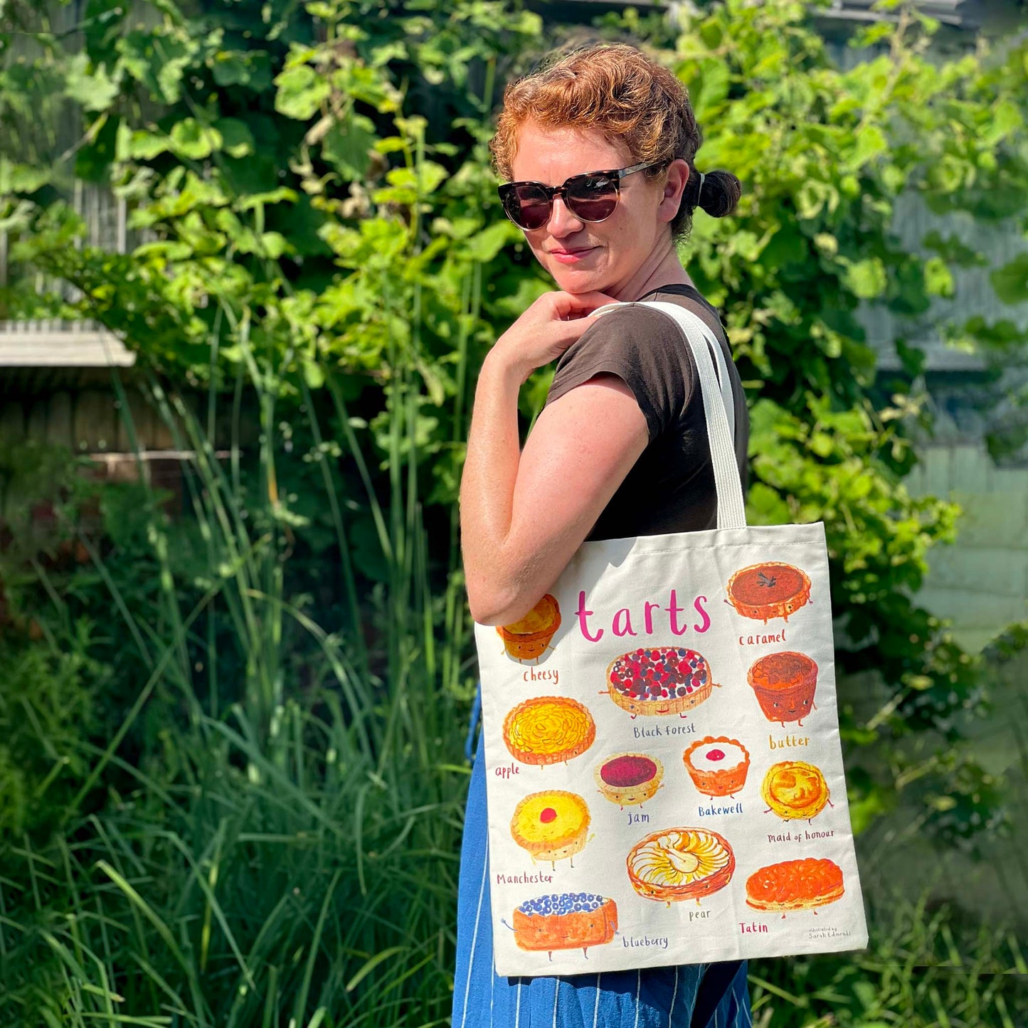Plums & Tarts Canvas Tote Bag