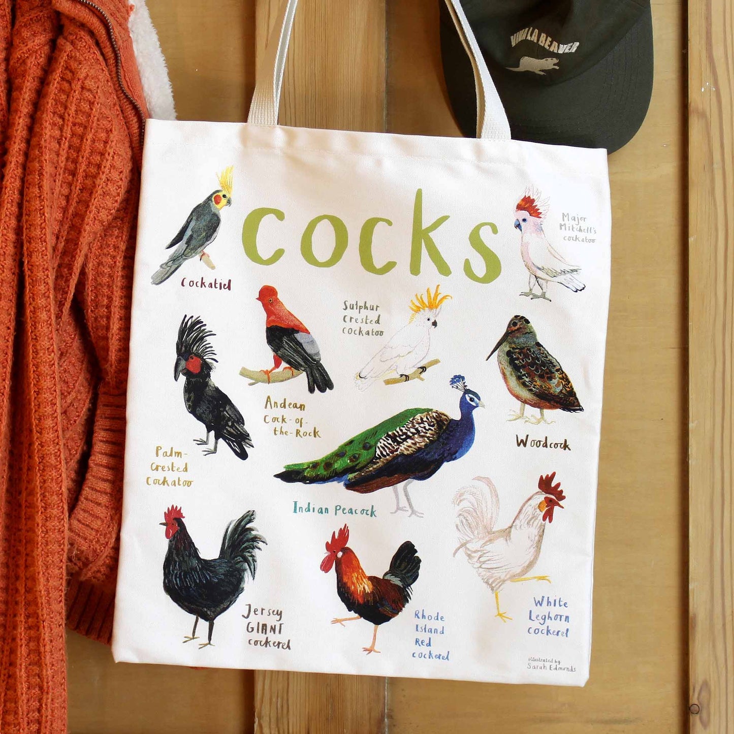Cocks & Peckers Canvas Tote Bag